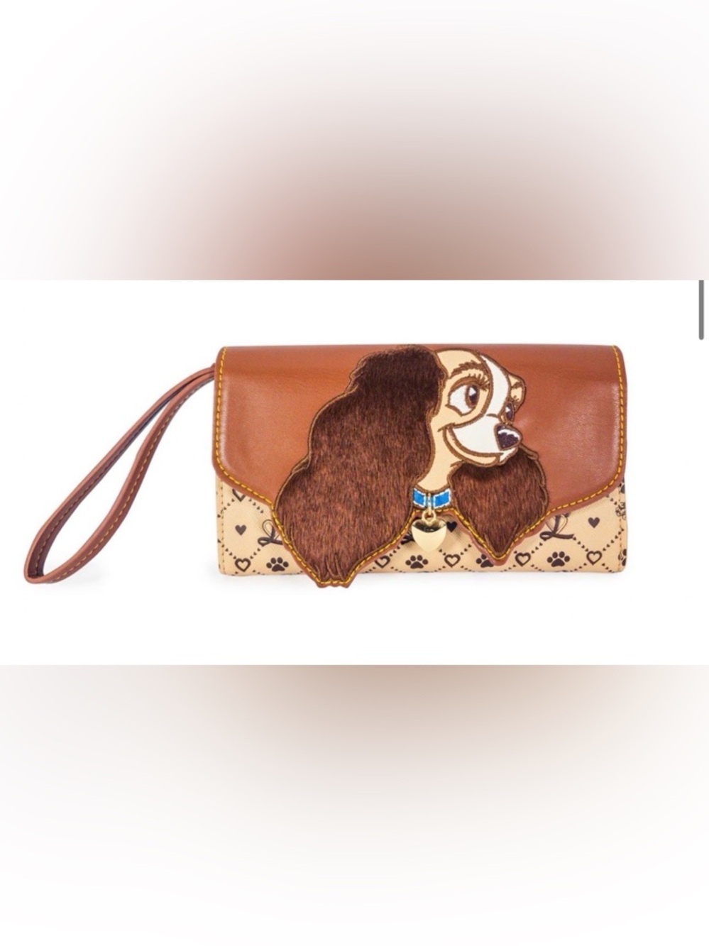 NWT Danielle Nicole Disney Lady and the Tramp wallet/wristlet(rare)